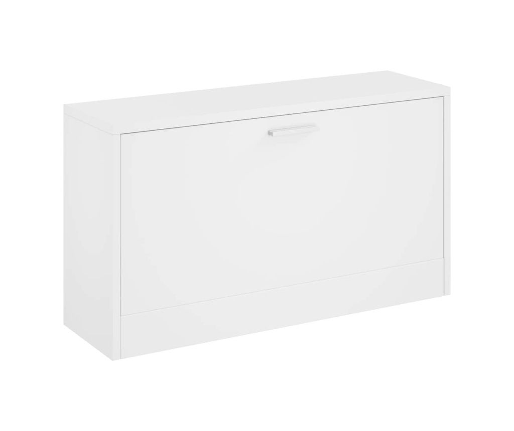 vidaXL Shoe Storage Bench, 80x24x45 cm, White