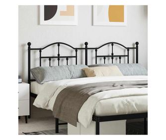 Okvir za krevet, crni, 160 cm