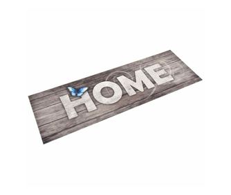 vidaXL Covoraș bucătărie, lavabil, imprimeu Home, 60x180 cm