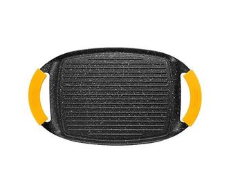Ibili Grill Pan 36x23 cm, Алуминий, Черен