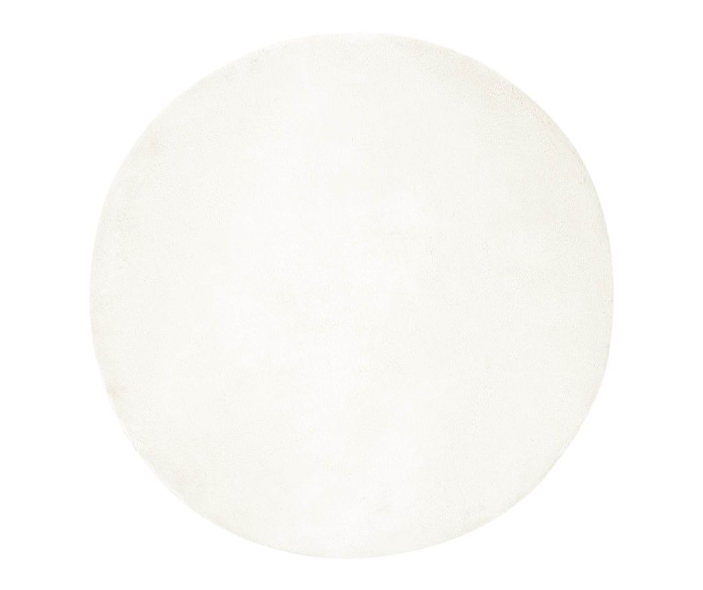 vidaXL Olite Faux Rabbit Fur Rug Cream Ø 200 cm