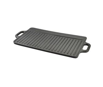 Grilovací deska BBQ se dvěma plochami 51x24cm, litina Perfect Home 12014