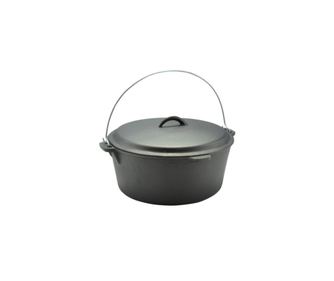 Hrnek z čistého litiny s víkem 30x14 cm 7,2 L Perfect Home 12015
