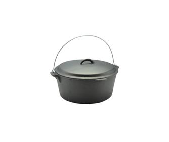 Litovalno lonček s pokrovom 30x10 cm 6 L Perfect Home 12017