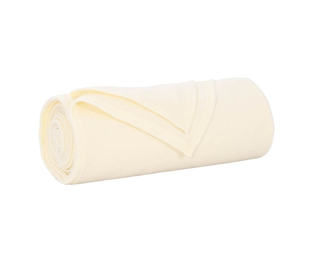 vidaXL Fleece Throw Blanket Cream 270 x 240 cm