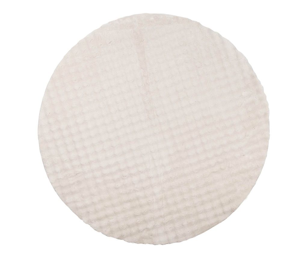 vidaXL Area Rug SIROLO Beige Ø 120 CM Polyester