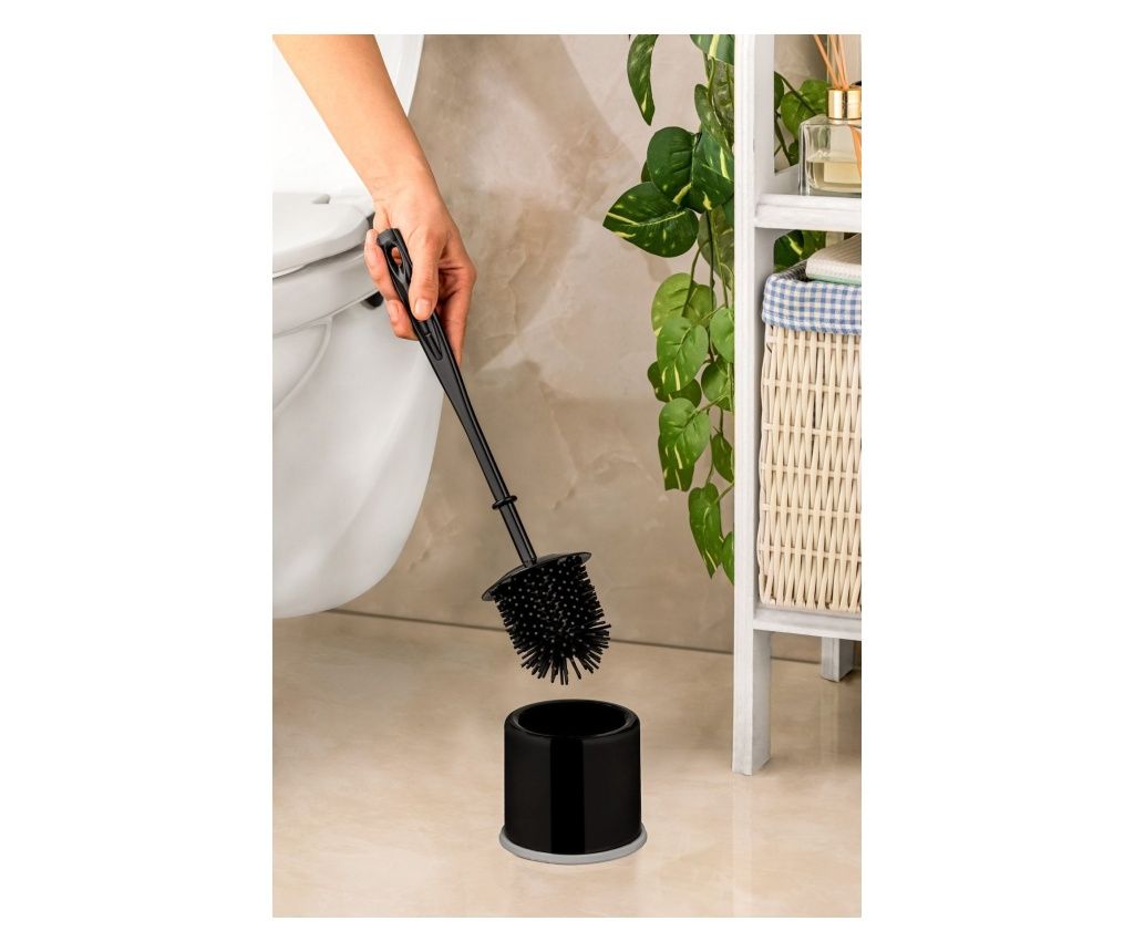Antibakteriyel Kompakt Silikon Tuvalet Fırçası - Tuvalet Klozet Fırçası - Soft Toilet Brush