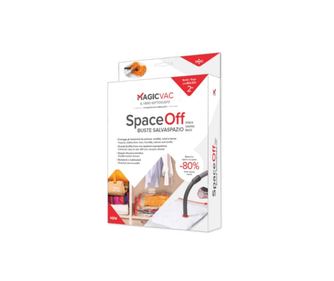 Комплект от 7 вакумирани торбички за дрехи Magic Vac, SpaceOff, найлонови, устойчиви на разкъсване, за многократна употреба, дво