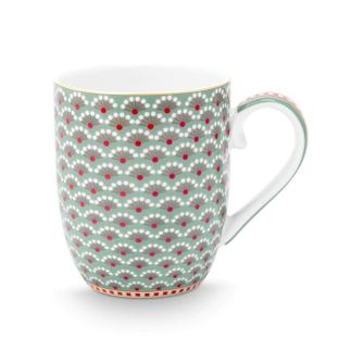 Porcelanasta ščurka, Pip Studio, modra, 145 ml, kolekcija Blooming Tales