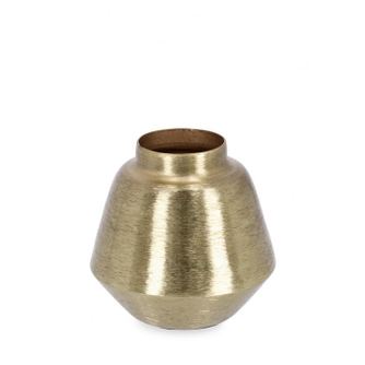 Saad Arany Fém Váza 8x8 cm