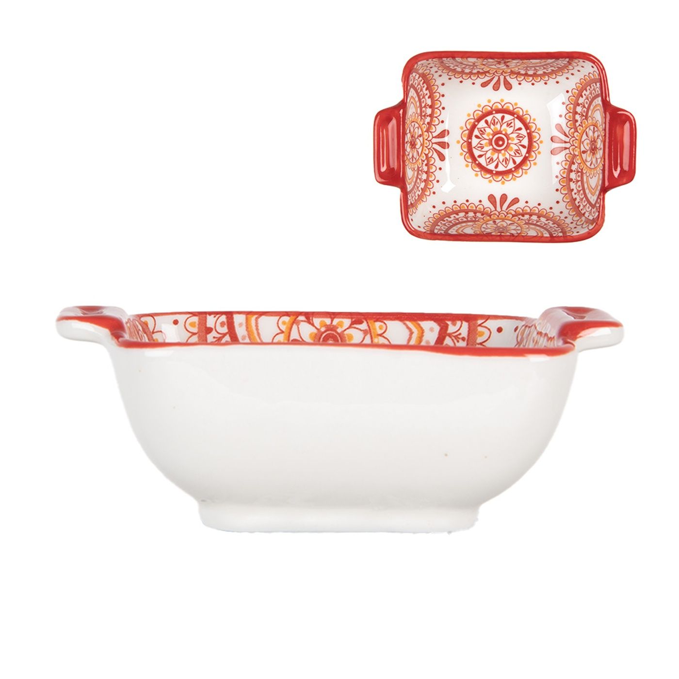 Πολύχρωμο Κεραμικό Μπολ 11x8x4 εκ, 75 ml