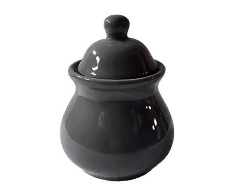 Zaharniță Cesiro, 280 ml, ceramică, gri, set 1 bucată