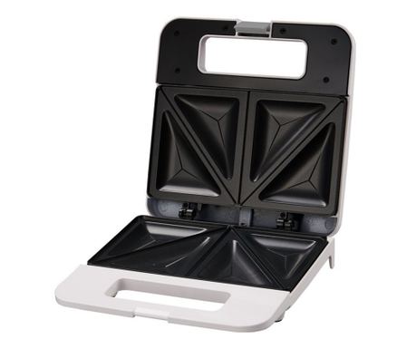 Сандвич тостер Esperanza EKT010W Parmigiano, 1000W, Четири сандвича, Тефлонови плочи, Бял