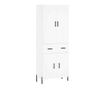 Visoki ormar, bijela, 69,5x34x180 cm, kompozitno drvo thumbnail 2