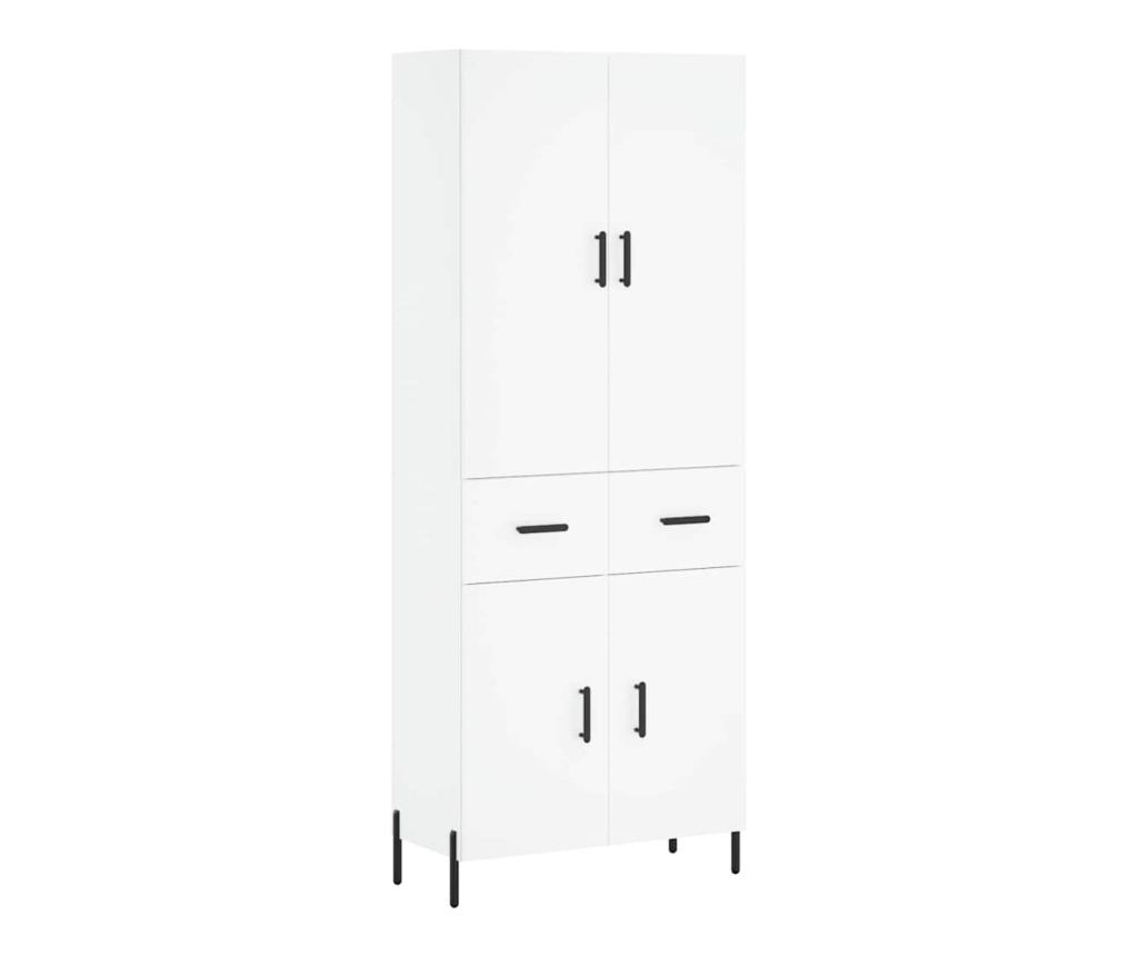 Visoki ormar, bijela, 69,5x34x180 cm, kompozitno drvo - 2
