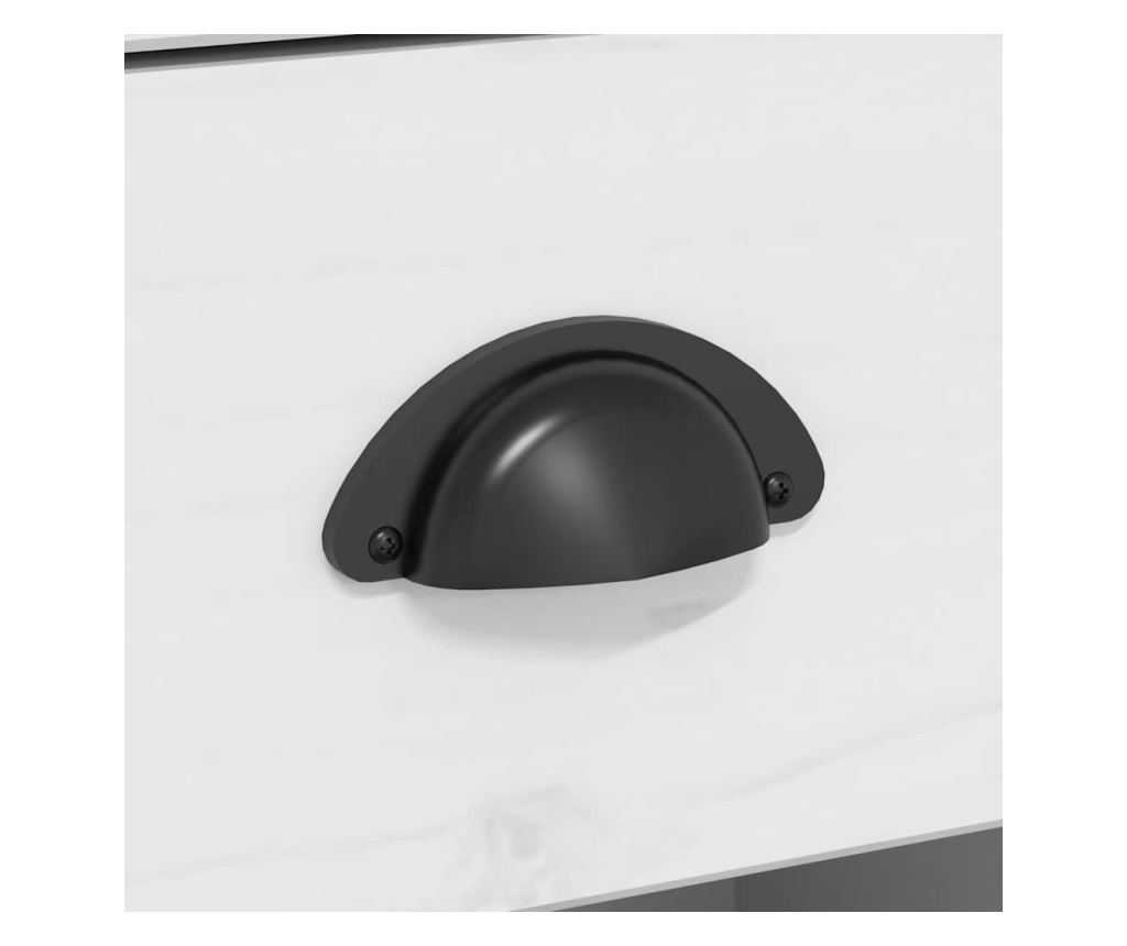 Noćni ormarić "BODO", smeđi, 53x38,5x66 cm, masivna borovina - 7