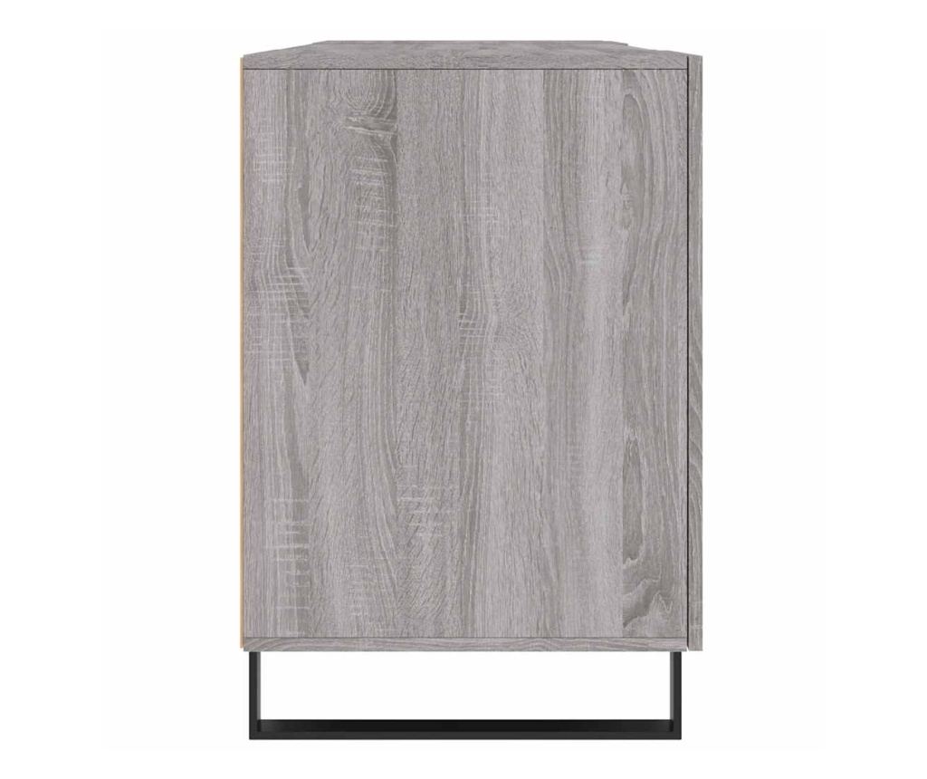 Radni stol, sonoma siva, 140x50x75 cm, kompozitno drvo - 7