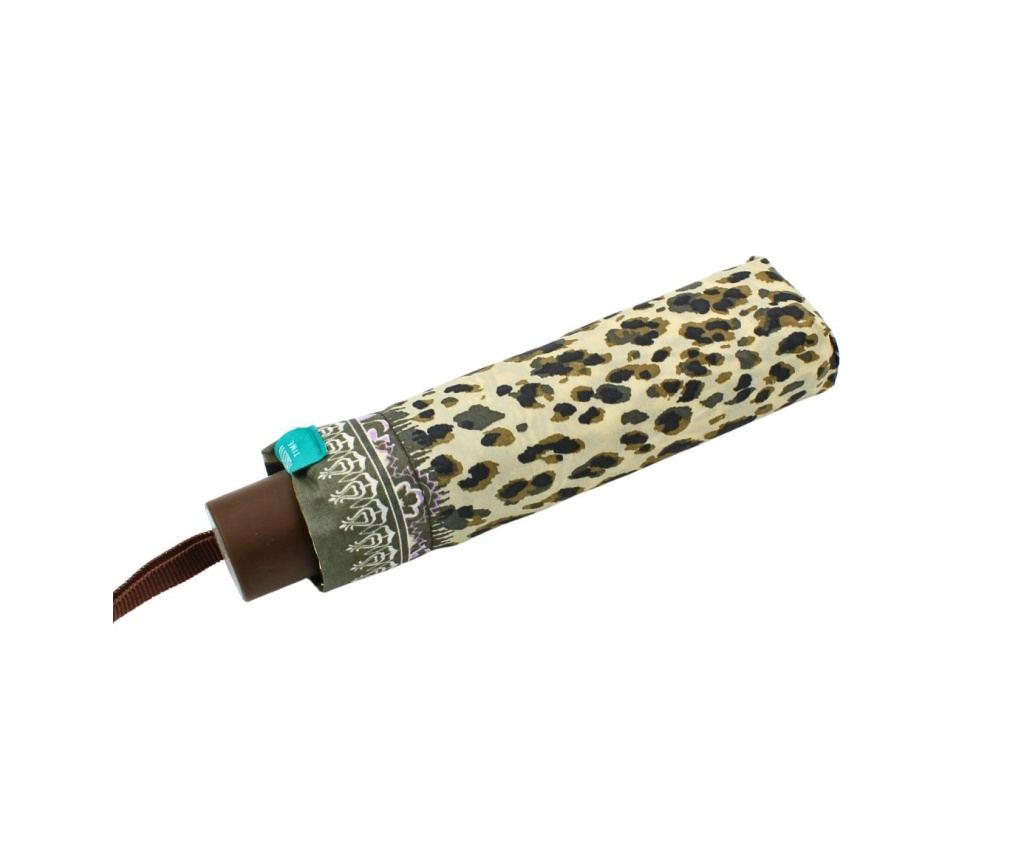 Umbrelă mini Perletti kaki pentru doamne - 5