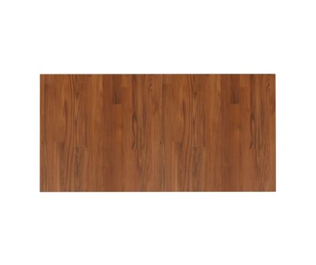 Kupaonski pult, tamnosmeđi, 100x50x2,5 cm, masivno obrađeno drvo