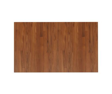 Kupaonski pult, tamno smeđa, 100x60x2,5 cm, masivno tretirano drvo