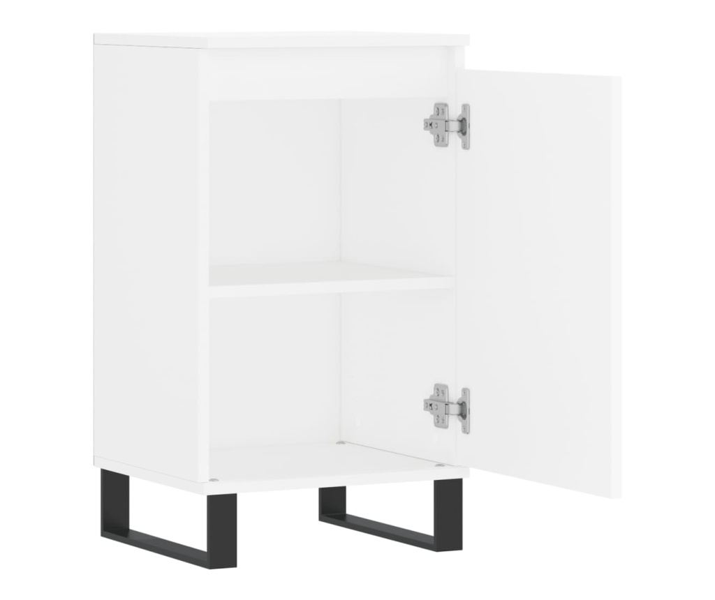 Konzola, bijela, 40x35x70 cm, obrađeno drvo - 6