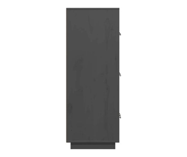 Visok omar, siva, 67x40x108,5 cm, masivno borovo leso