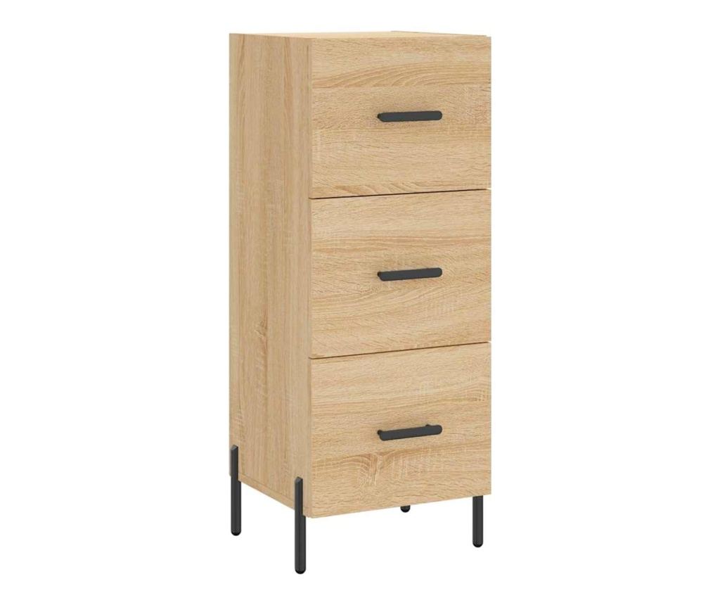 Ormarić, boja hrasta Sonoma, 34,5x34x90 cm, konstruirano drvo - 2