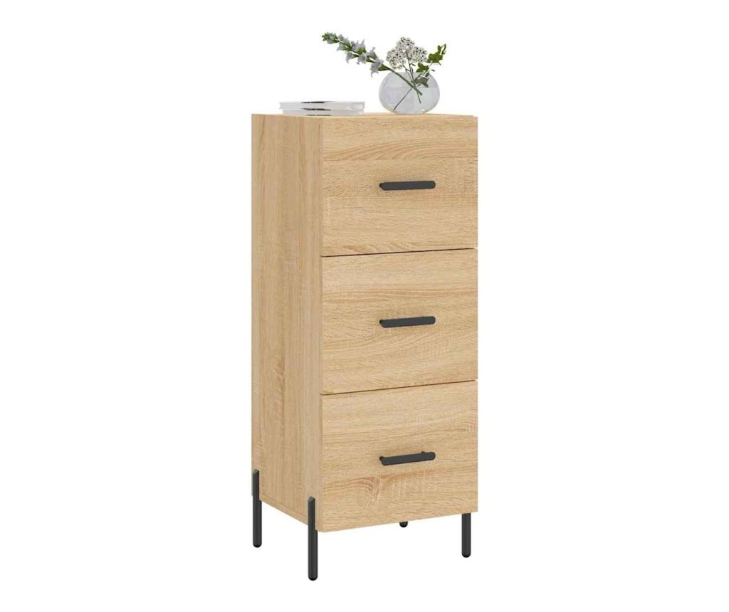 Ormarić, boja hrasta Sonoma, 34,5x34x90 cm, konstruirano drvo - 3