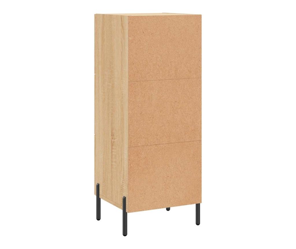 Ormarić, boja hrasta Sonoma, 34,5x34x90 cm, konstruirano drvo - 8