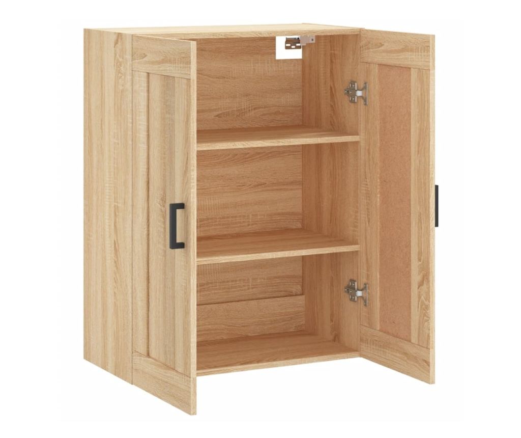 Zidni TV ormarić hrast sonoma, 69,5x34x90 cm, obrađeno drvo - 7