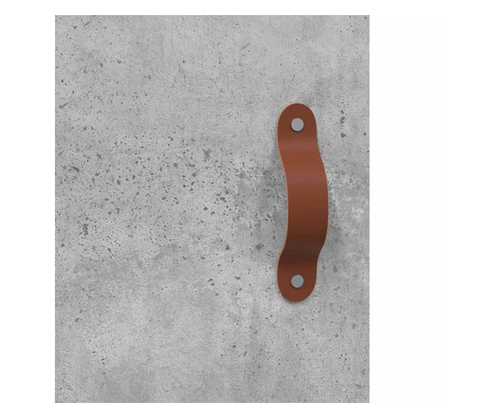 Visoki ormarić, betonsko siva, 34,5x34x180 cm, konstruirano drvo - 10