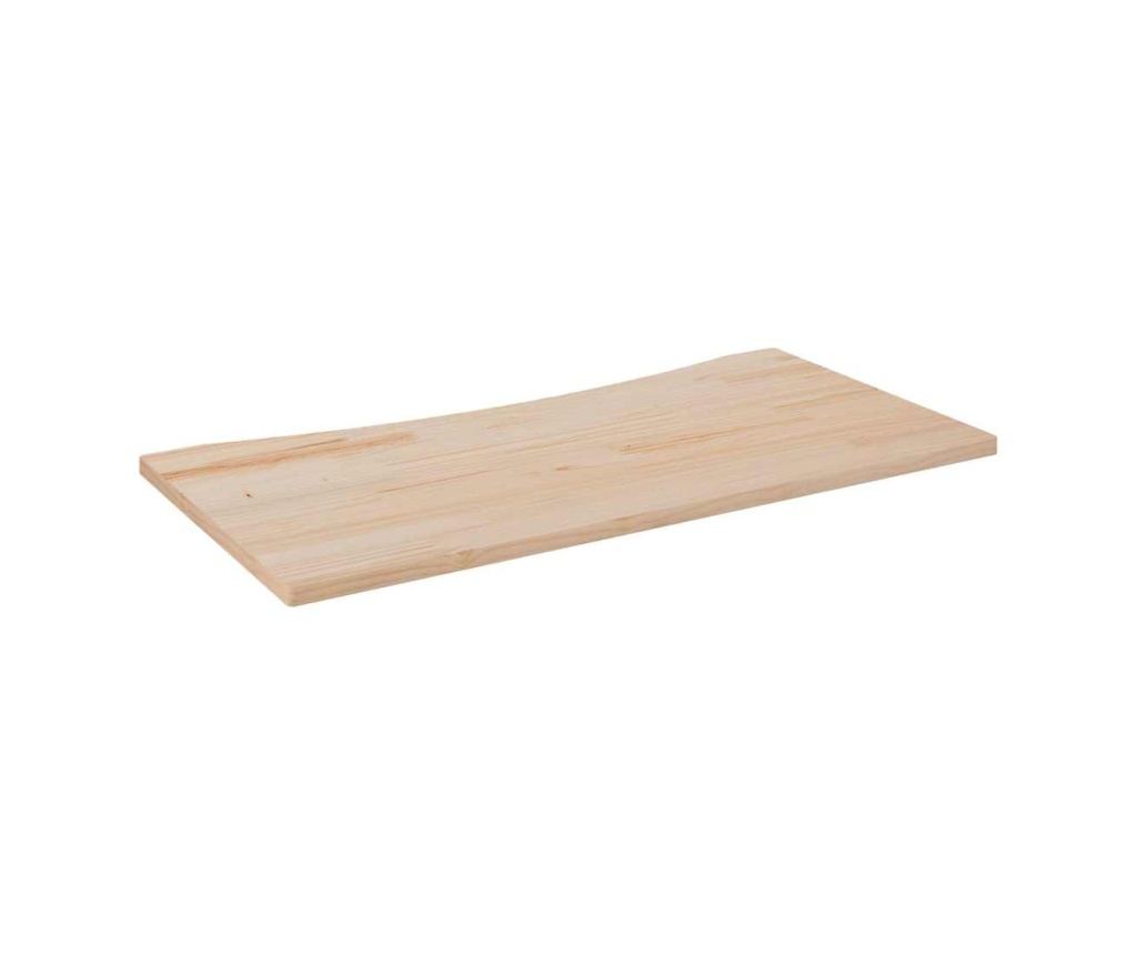 Επιφάνεια τραπεζιού, 100x60x2,5 εκ., μασίφ ξύλο πεύκου - 2