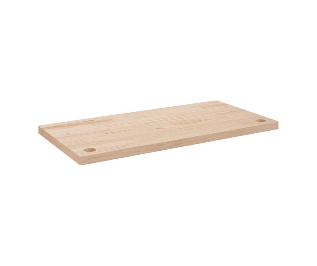 Επιφάνεια γραφείου, 80x40x2,5 εκ., μασίφ ξύλο πεύκου - 2