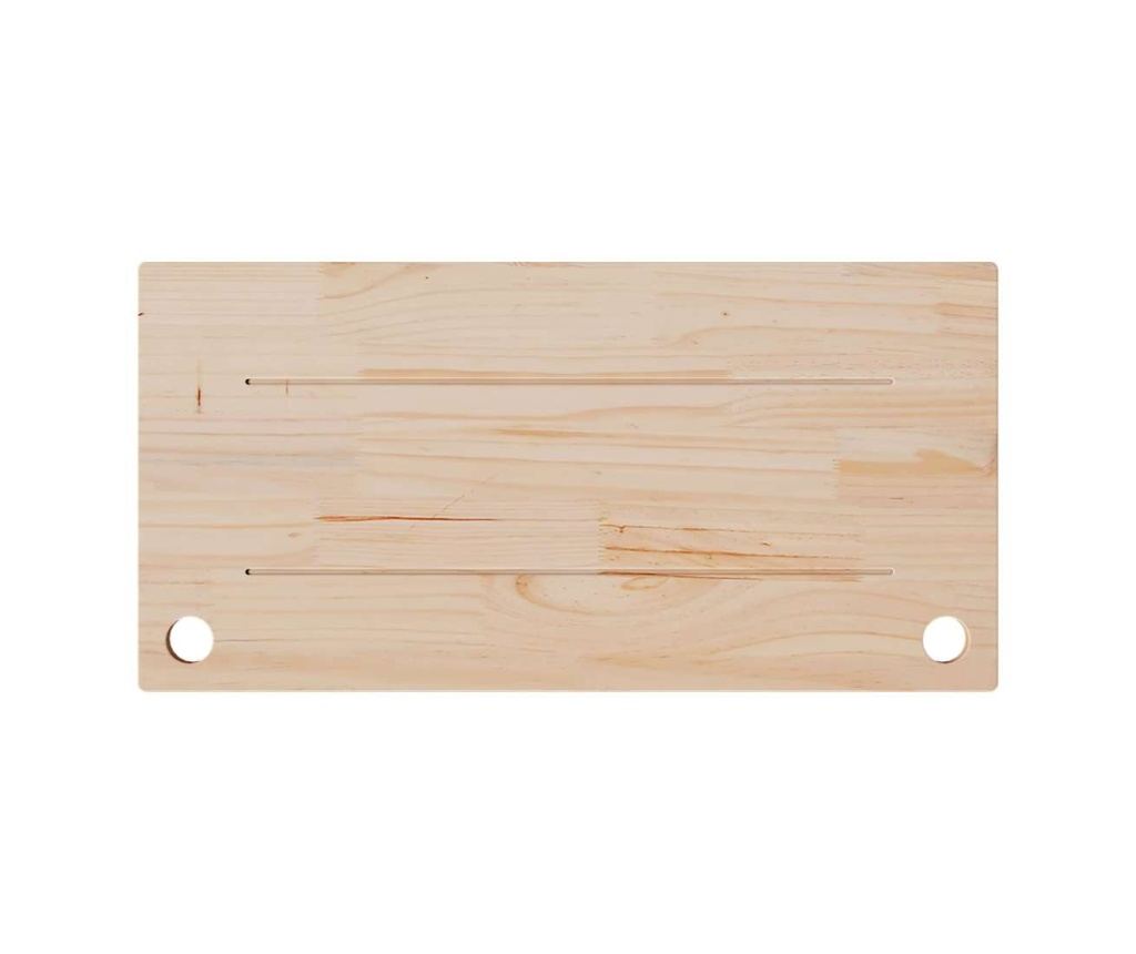 Επιφάνεια γραφείου, 80x40x2,5 εκ., μασίφ ξύλο πεύκου - 4