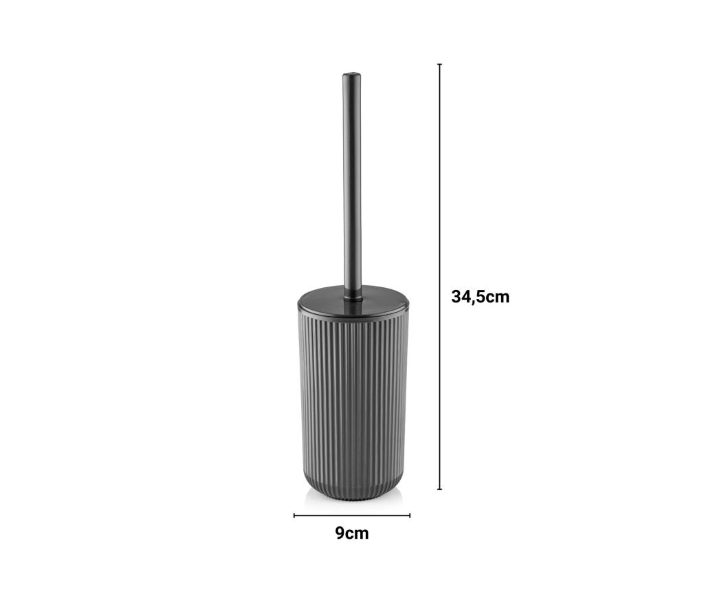Perie de toaletă 659, antracit - 4