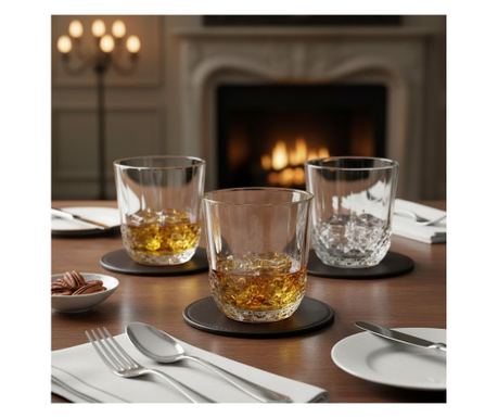 Set pahare de whiskey (6 bucăți) 337, transparent