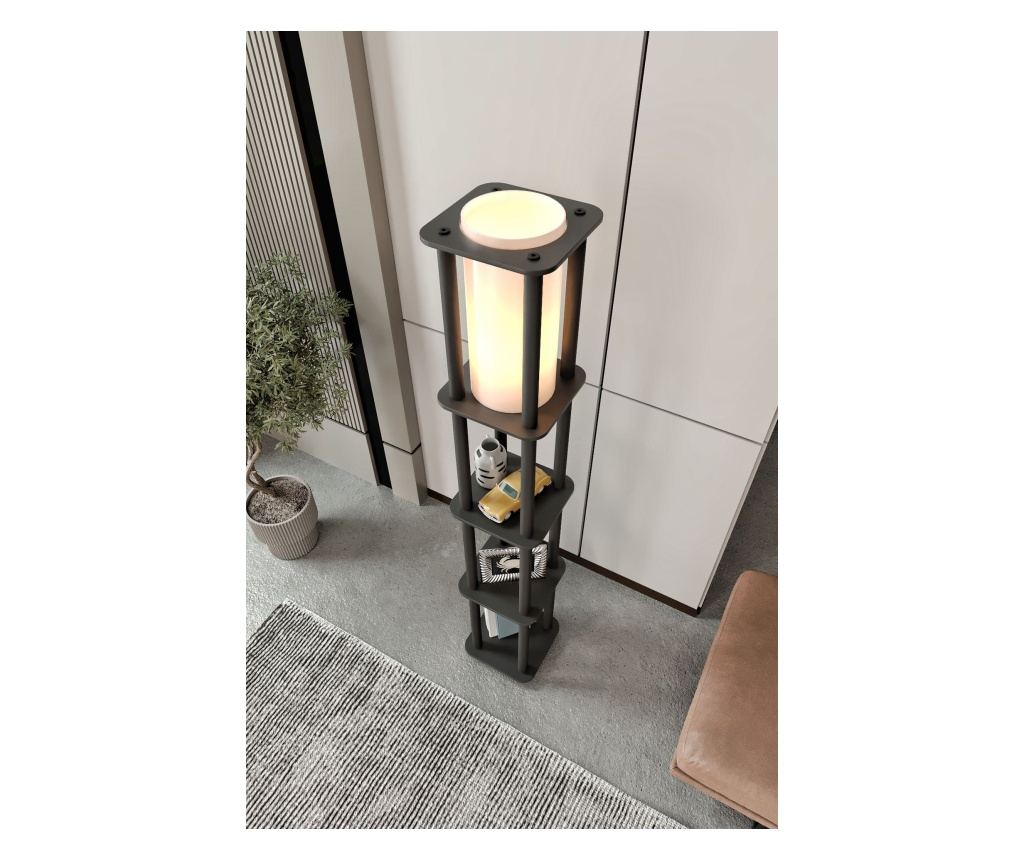 Lampă de podea 160, negru - 3