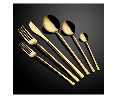 Set pribora za jelo (36 komada) 398, zlatni