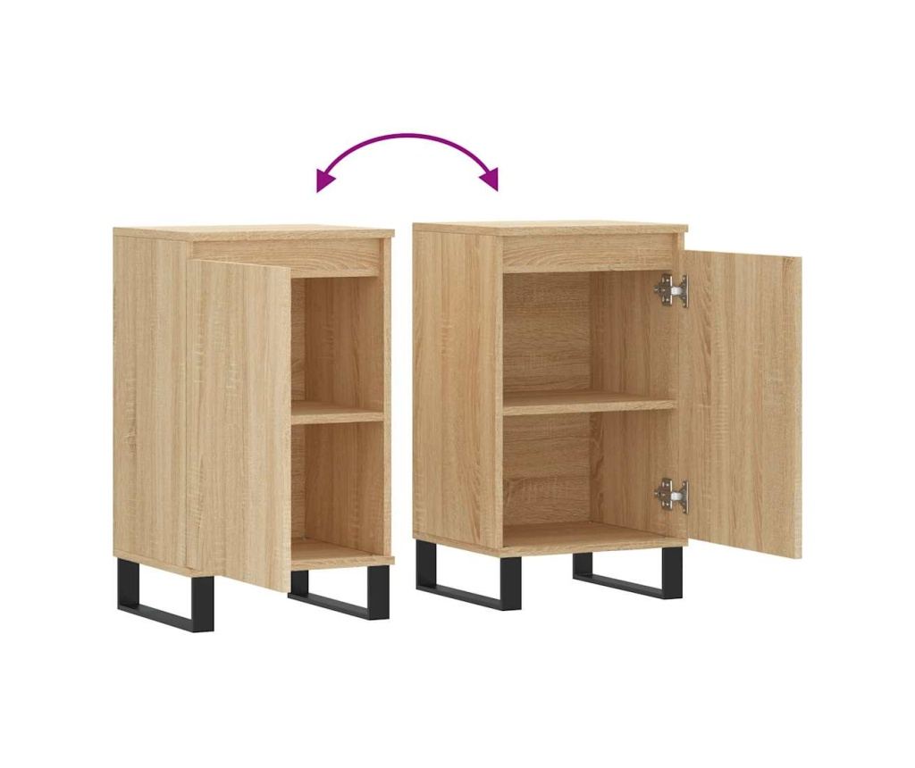 Komoda, sonoma hrast, 40x35x70 cm, obrađeno drvo - 9