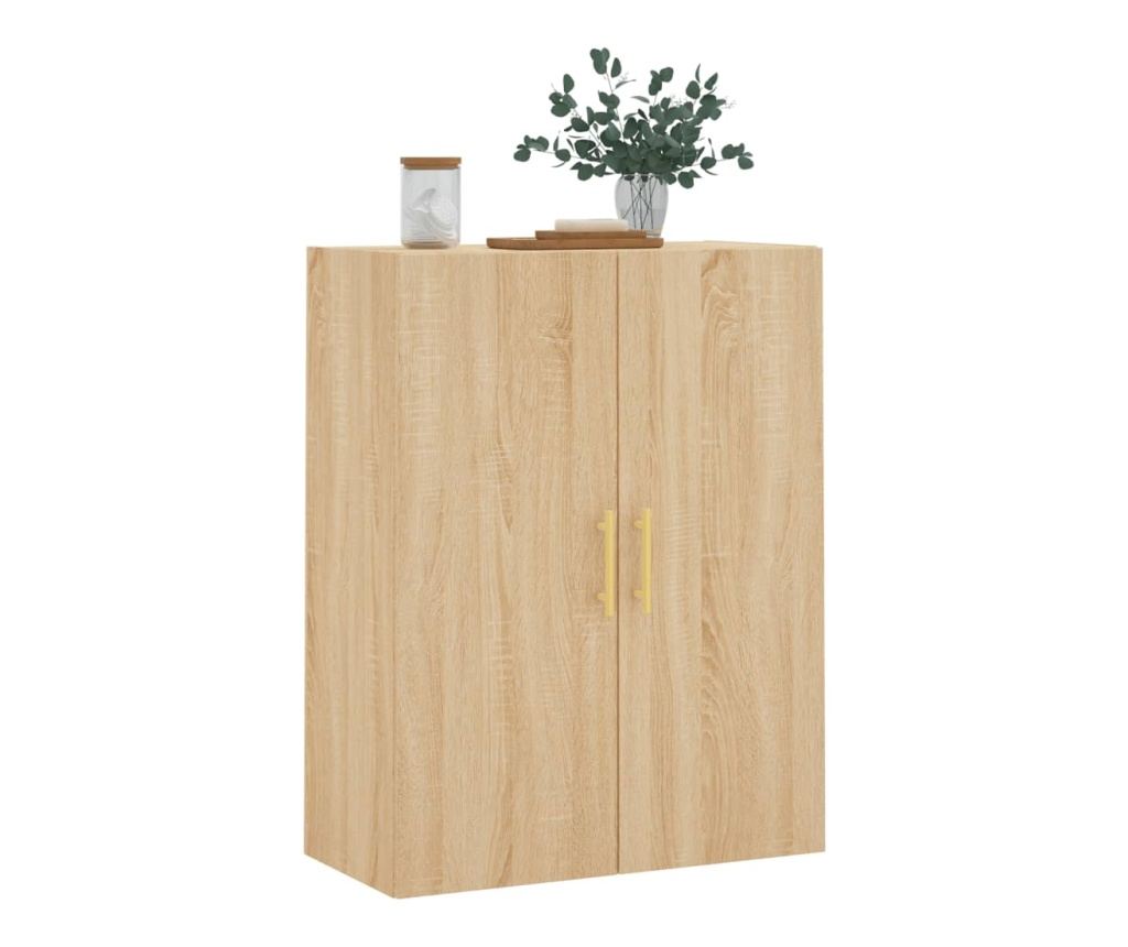 Zidna TV komoda, boja hrasta sonoma, 69,5x34x90 cm - 4