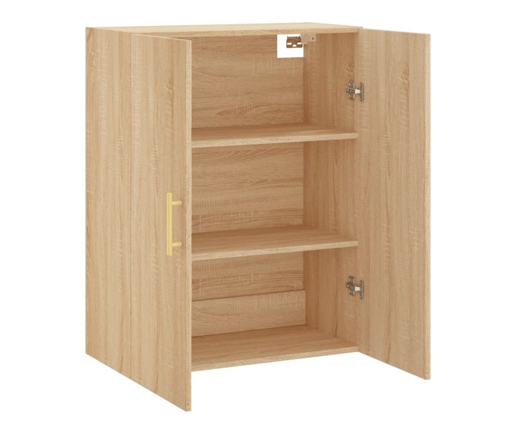 Zidna TV komoda, boja hrasta sonoma, 69,5x34x90 cm - 6