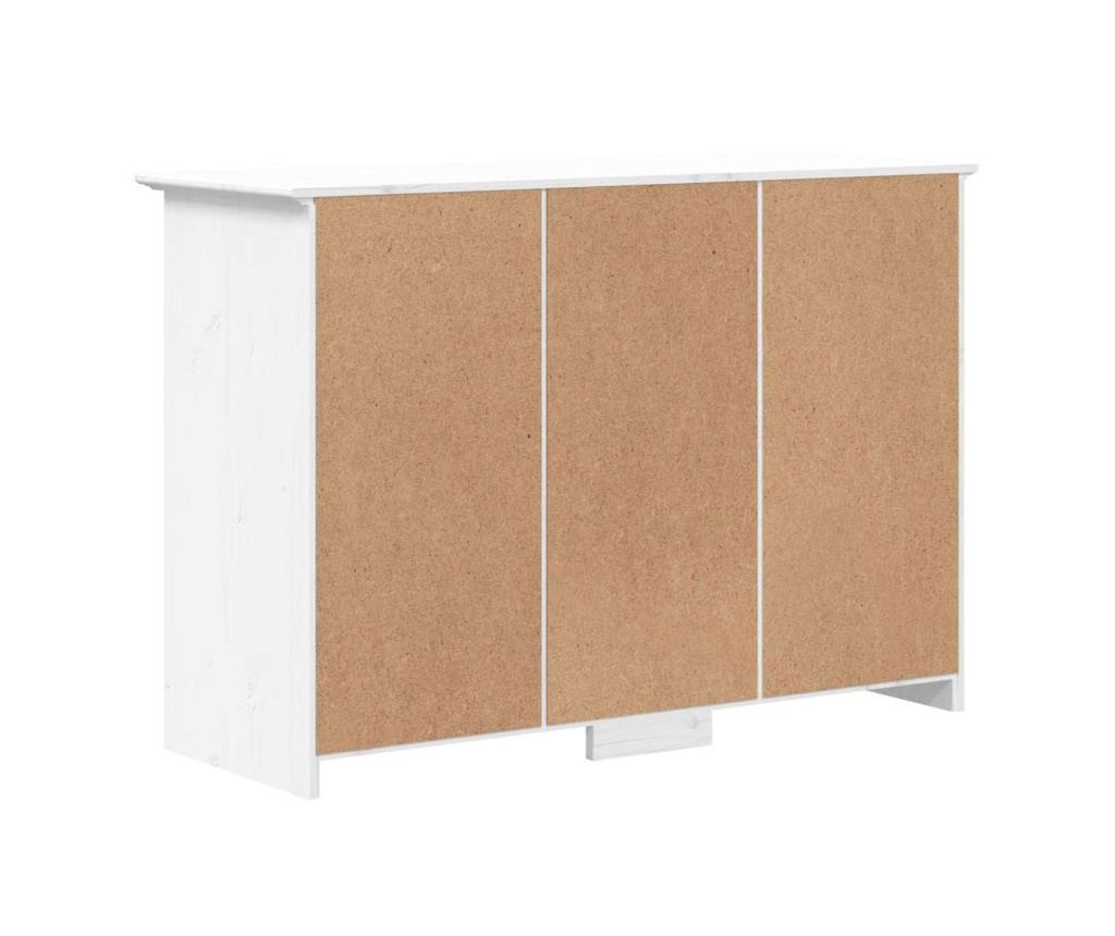 Komoda "BODO", bijela, 115x43x79,5 cm, masivna borovina - 6