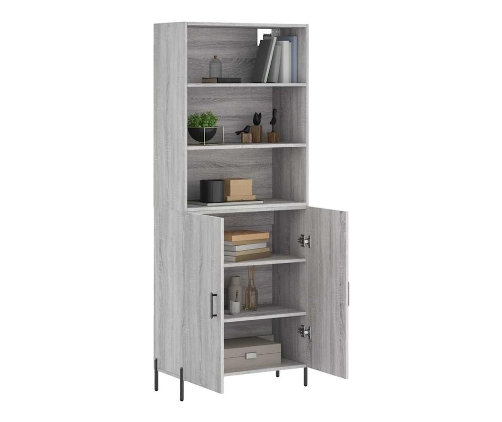 Visoki ormar, Sonoma hrast, 69,5x34x180 cm, kompozitno drvo - 3