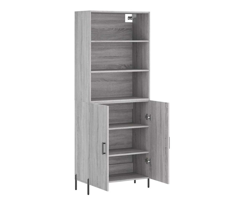 Visoki ormar, Sonoma hrast, 69,5x34x180 cm, kompozitno drvo - 4