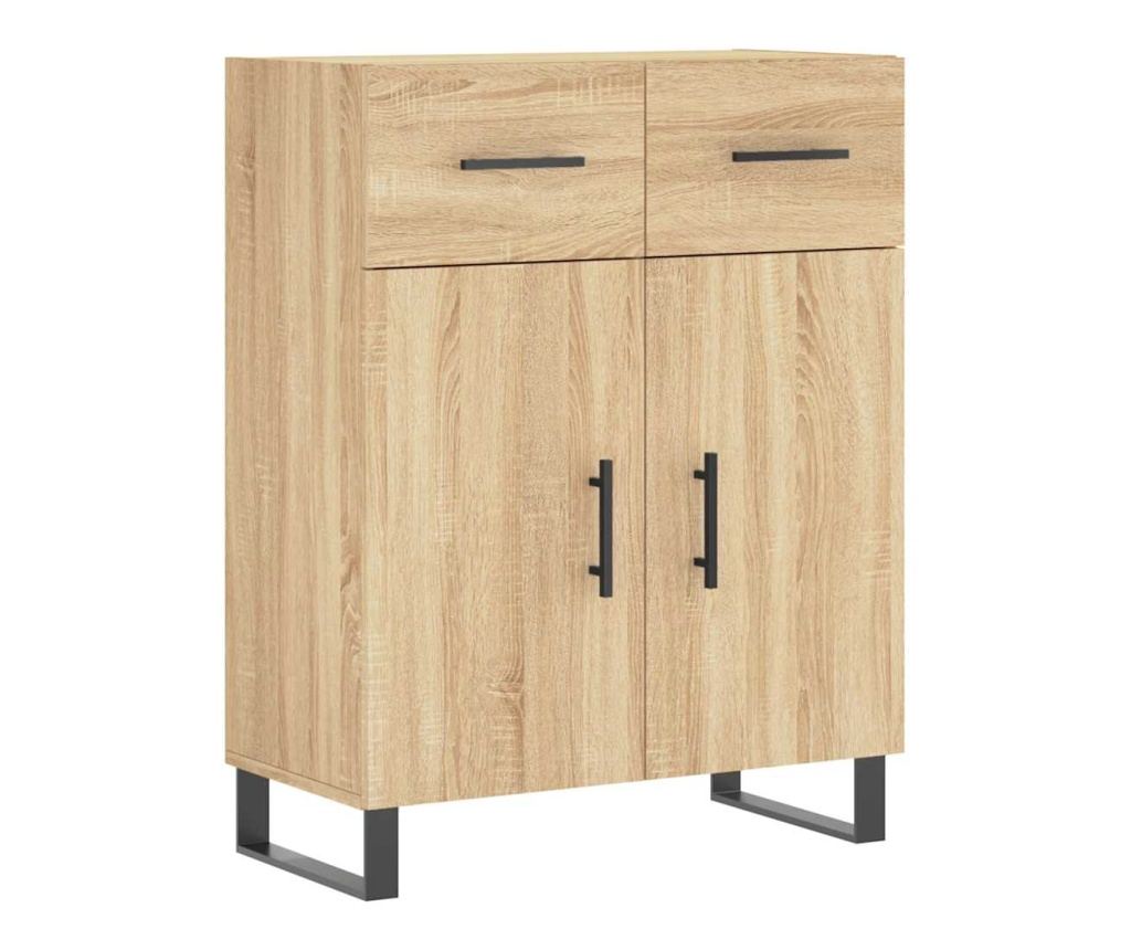 Visoki ormar, sonoma hrast, 69,5x34x180 cm, kompozitno drvo - 7