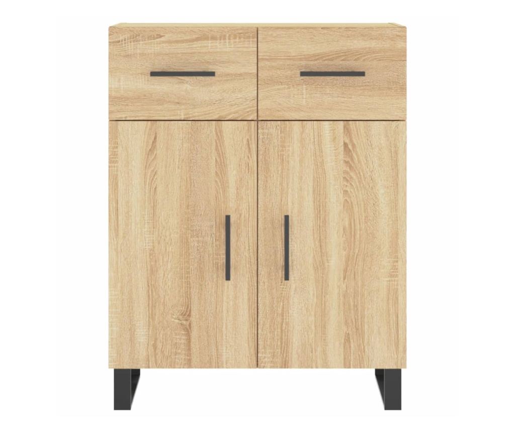 Visoki ormar, sonoma hrast, 69,5x34x180 cm, kompozitno drvo - 8