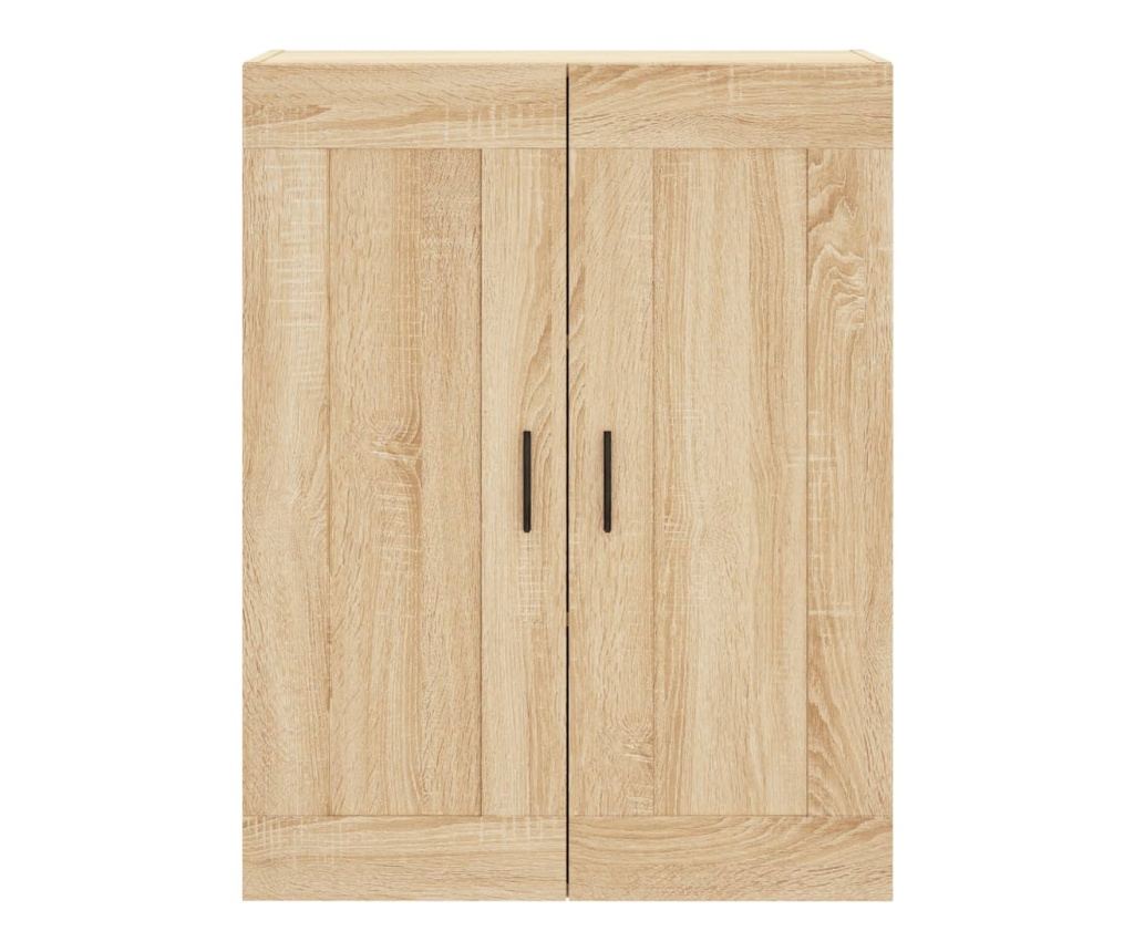 Zidna TV komoda, sonoma hrast, 69,5x34x90 cm, konstruirano drvo - 6