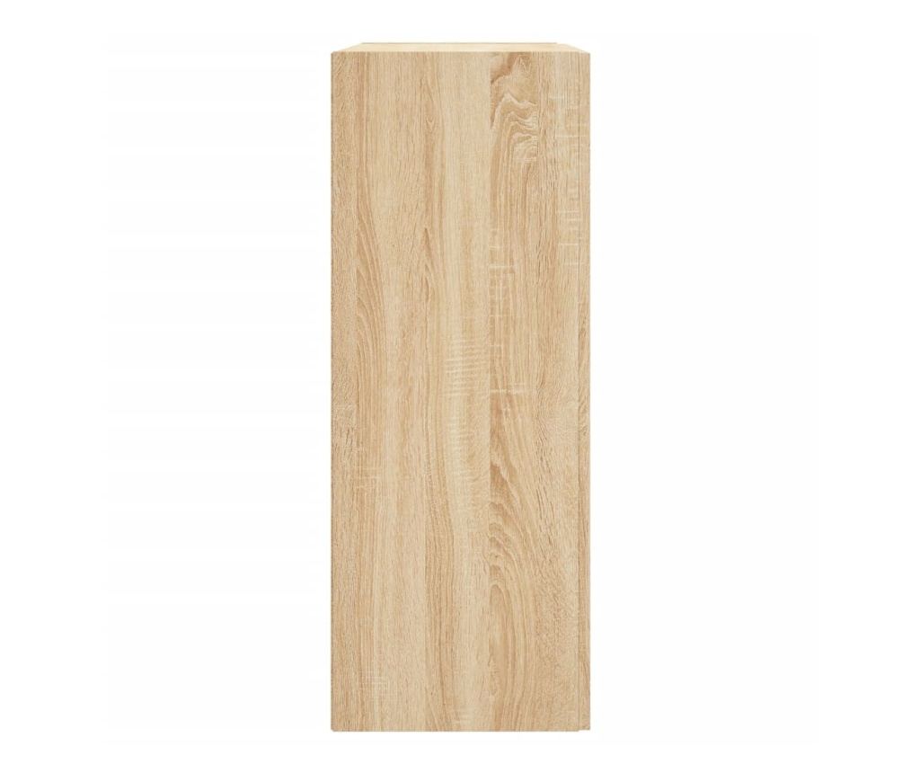 Zidna TV komoda, sonoma hrast, 69,5x34x90 cm, konstruirano drvo - 8