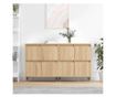 Ormarić za odlaganje, 2 komada, boja hrasta Sonoma, konstruirano drvo thumbnail 1