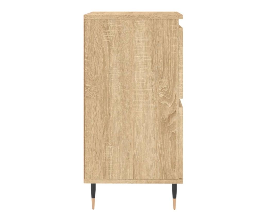 Ormarić za odlaganje, 2 komada, boja hrasta Sonoma, konstruirano drvo - 7